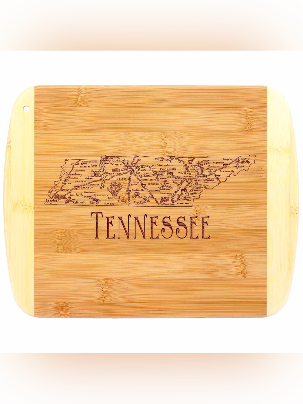 Tennessee Totally Bamboo Engraved Cutting Board